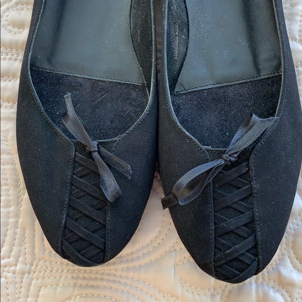 Kenneth Cole Ballet Flats with Ribbon & Bow Detail